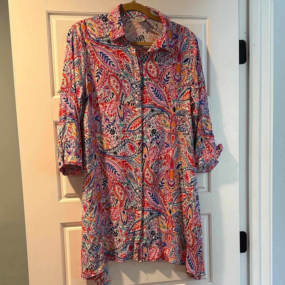 Cupio Multicolor Paisley Blouse
